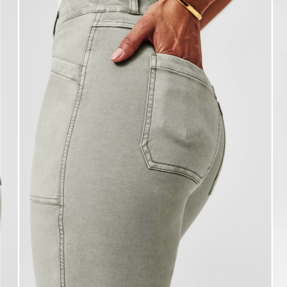 New, never worn Spanx twill straight leg pants